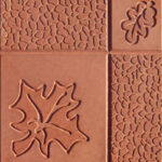 форма для плитки лист осени